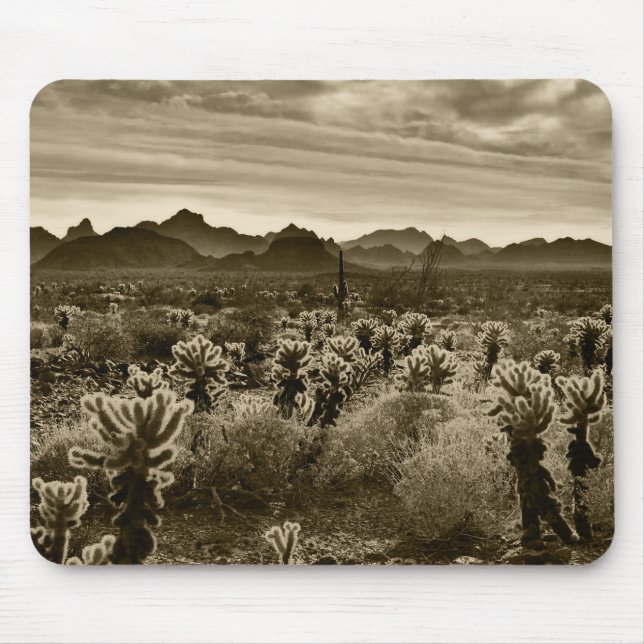 Cactus Landscape Mouse Pad (Front)