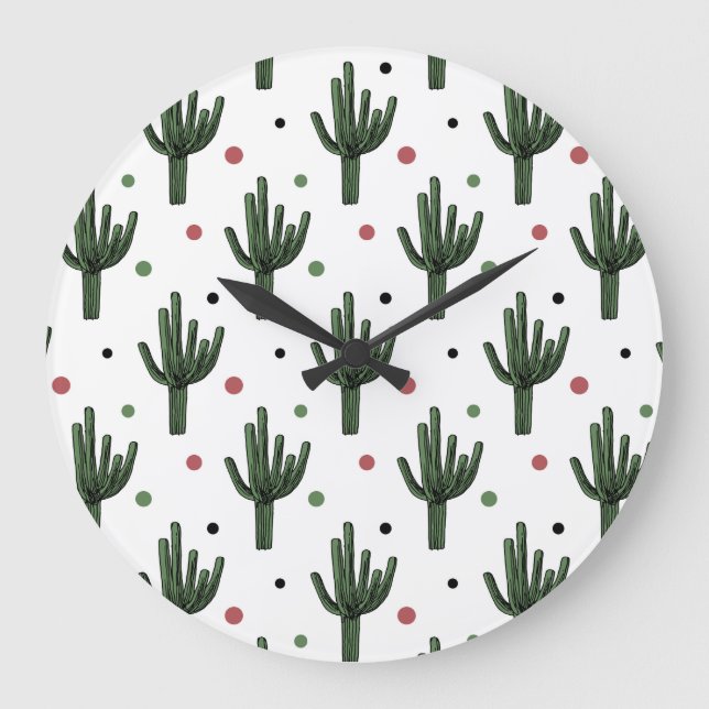 Cactus Large Clock (Front)