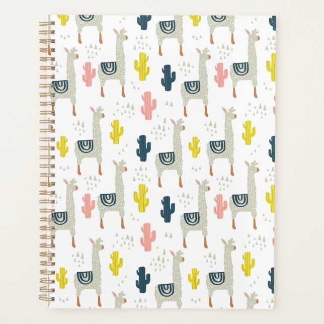 Cactus & Llamas Pattern Planner (Front)