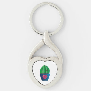 Cactus Love Key Ring