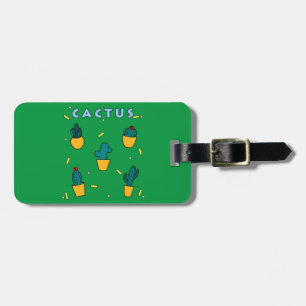 Cactus Luggage Tag