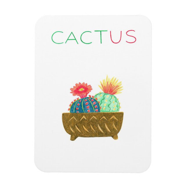 Cactus Magnet (Vertical)