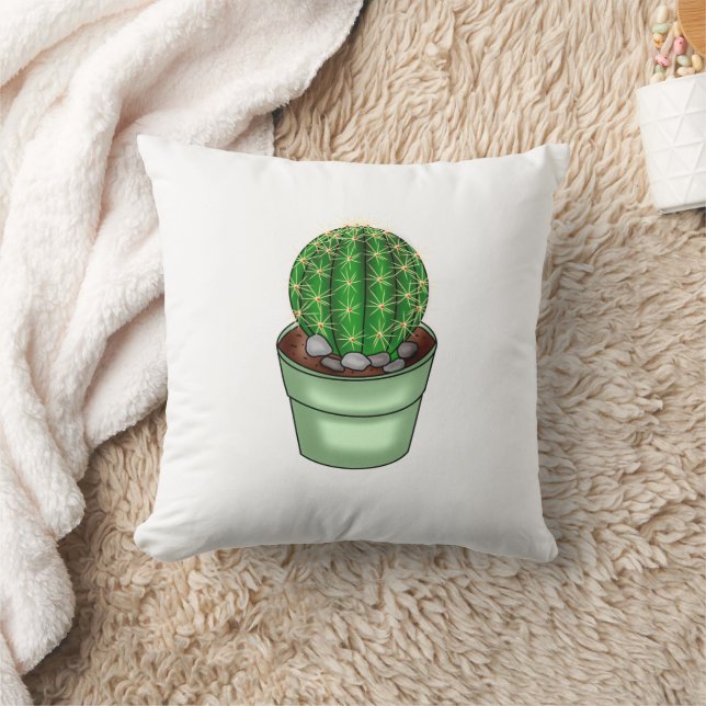 Cactus Makes Perfect | Plant Pun Cushion (Blanket)