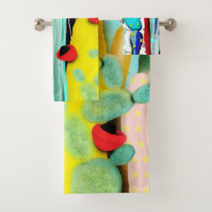 Cactus Mexico Home Decor Rupy de Tequila Bath Towel Set