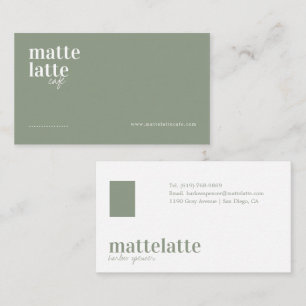 Cactus   Modern Elegant Minimalist Professional Business Card
