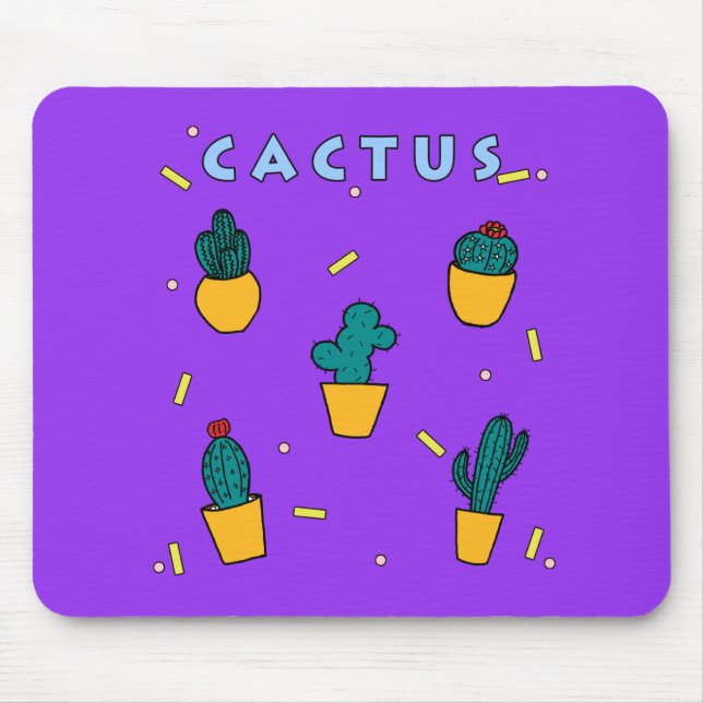 Cactus Mouse Pad (Front)