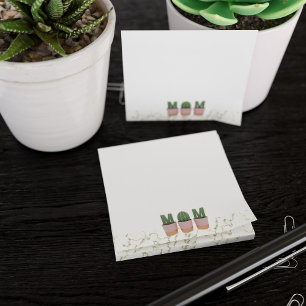 Cactus Mum Plant Mum Succulent Post it Notes