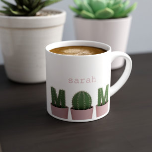 Cactus Mum Plant Parent Espresso Cup