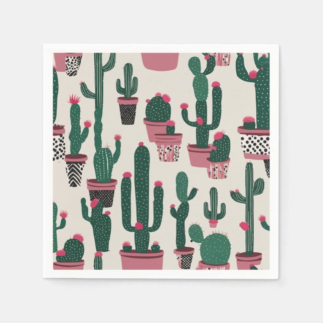 Cactus Napkin (Front)