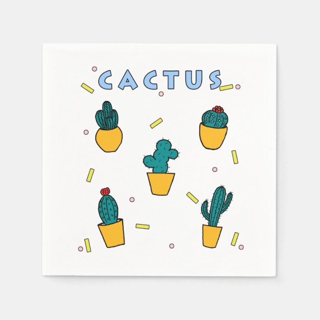 Cactus Napkin (Front)