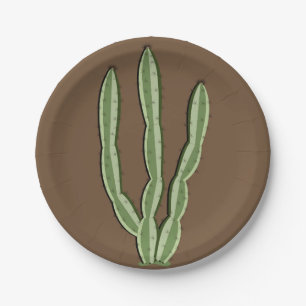 Cactus Paper Plates