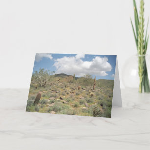 Cactus Pastoral Desert Greeting Card or Note Card