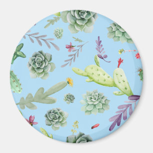 Cactus Pattern 10 Magnet
