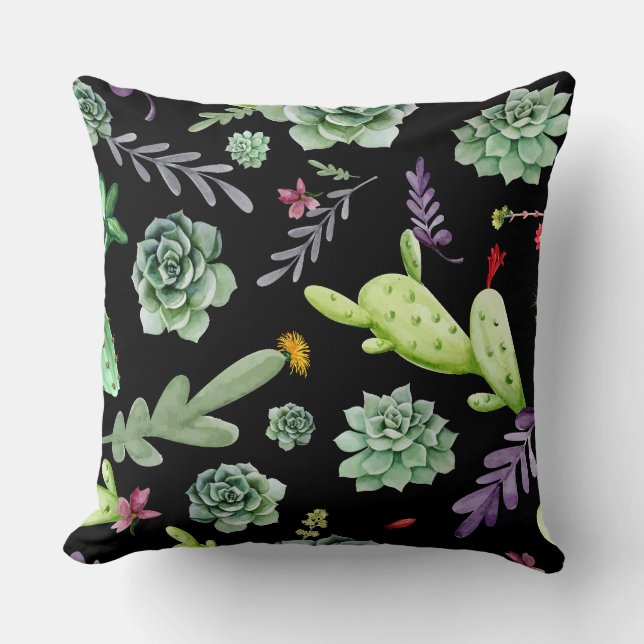 Cactus Pattern 2 Cushion (Front)
