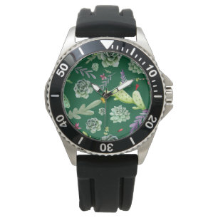 Cactus Pattern 3 Watch