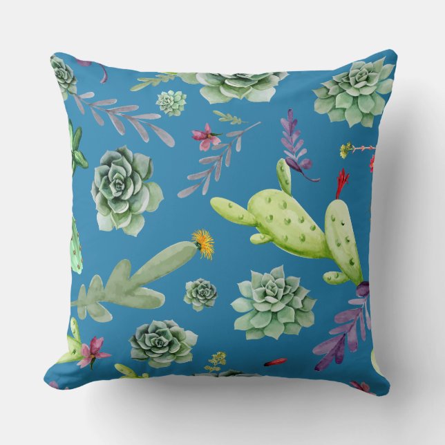 Cactus Pattern 5 Cushion (Front)