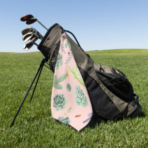 Cactus Pattern 8 Golf Towel
