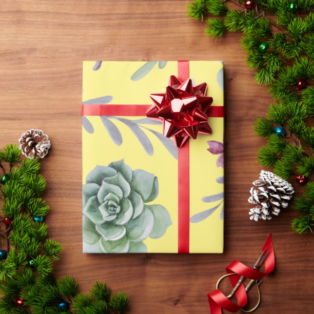 Cactus Pattern 9 Wrapping Paper (Holiday Gift)