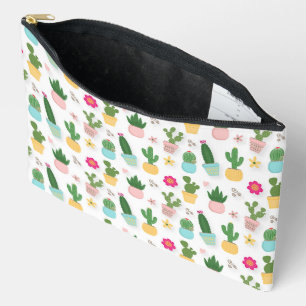Cactus Pattern  Accessory Pouch