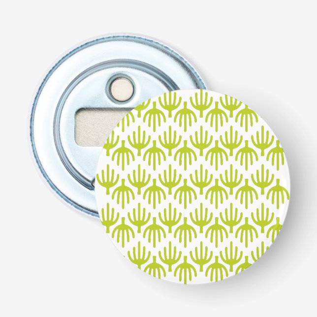 Cactus pattern bottle opener (Front)