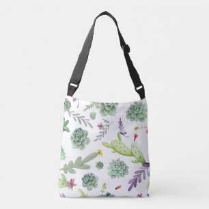 Cactus Pattern Crossbody Bag