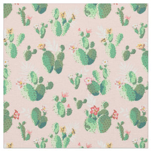 Cactus Pattern Fabric