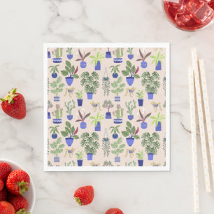 Cactus Pattern Napkin