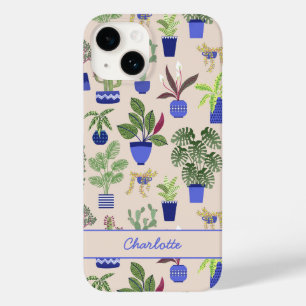 Cactus Pattern Personalised Case-Mate iPhone 14 Case