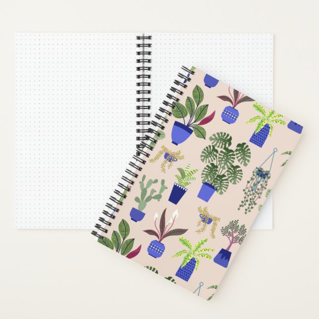 Cactus Pattern Pink Notebook (Inside)