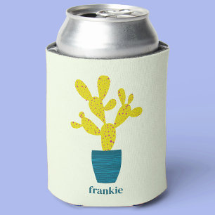 Cactus Personalised Can Cooler