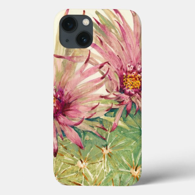 Cactus Pink Blossoms Case-Mate iPhone Case (Back)