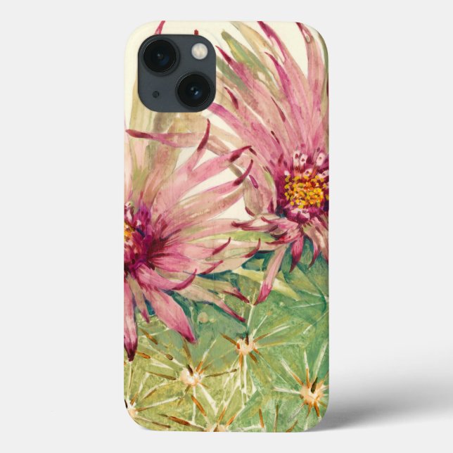 Cactus Pink Blossoms Case-Mate iPhone Case (Back)