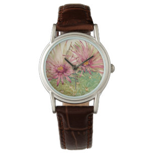 Cactus Pink Blossoms Watch