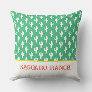Cactus PLACE Modern Desert Southwest Colourful Cushion