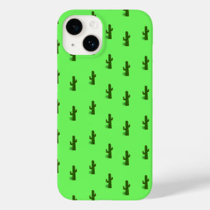 Cactus plant on light green Case-Mate iPhone 14 case