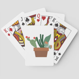 Cactus Plants Playing Cards