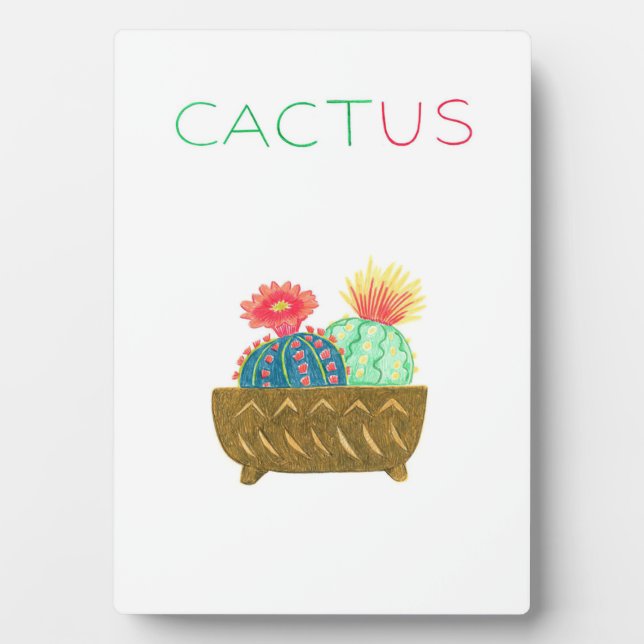 Cactus Plaque (Front)