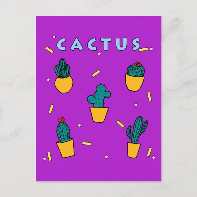 Cactus Postcard (Front)