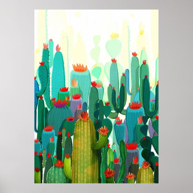 Cactus Print | A Lot Of Cactus (Front)