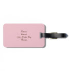 Cactus Print Luggage Tag