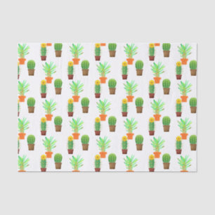 Cactus Print Tissue Paper
