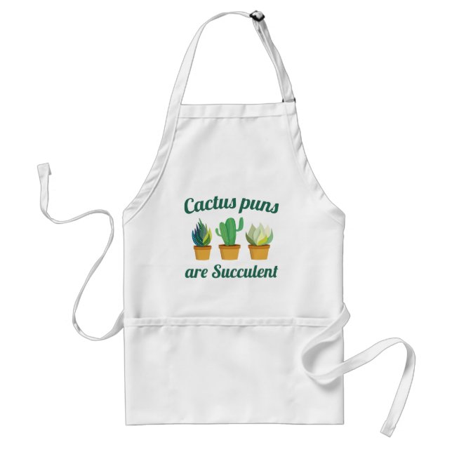 Cactus Puns Are Succulent Standard Apron (Front)