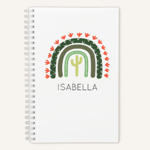 Cactus Rainbow NAME Modern Desert Travel Journal