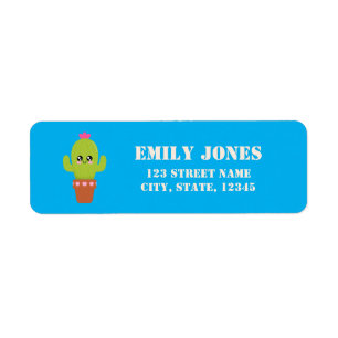 Cactus Return Address Label