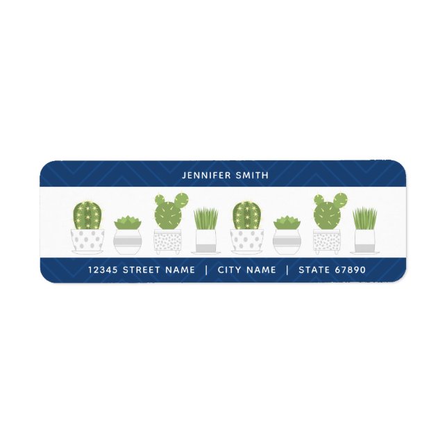 Cactus Return Address Labels (Front)