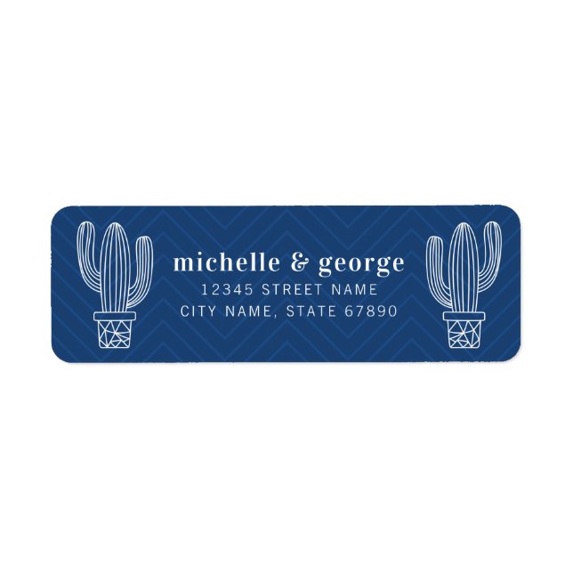 Cactus Return Address Labels (Front)