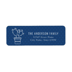Cactus Return Address Labels