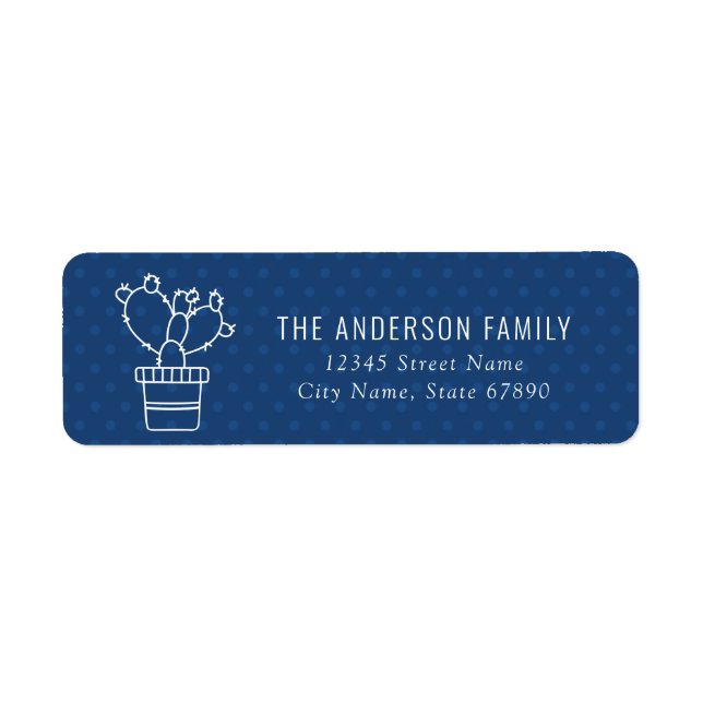 Cactus Return Address Labels (Front)