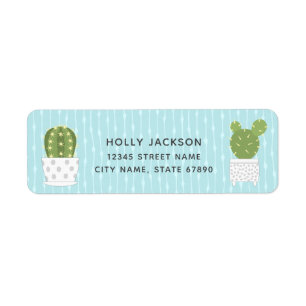 Cactus Return Address Labels