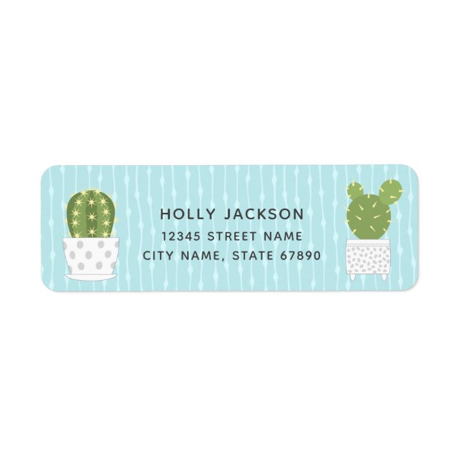 Cactus Return Address Labels (Front)